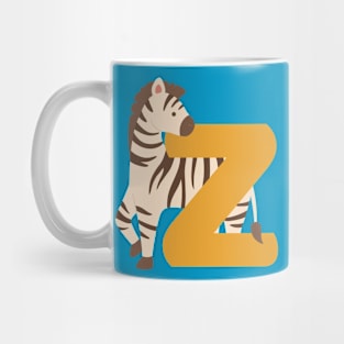 Animal alphabet Z Mug